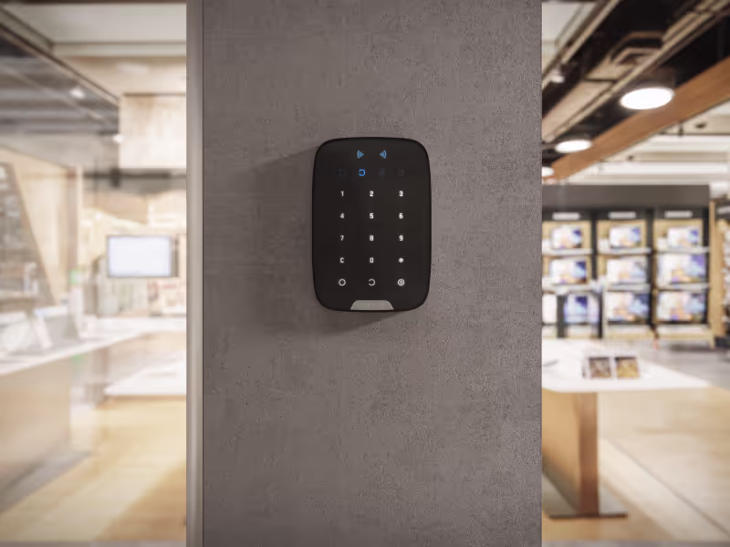 Ajax alarm system for retail premises and shop security