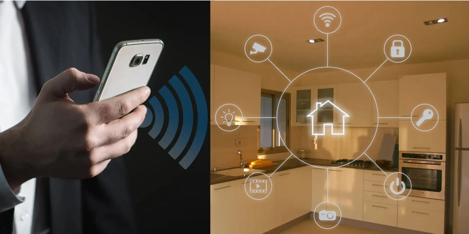 Smart home security systems MW Global Security smart home operated from phone app.