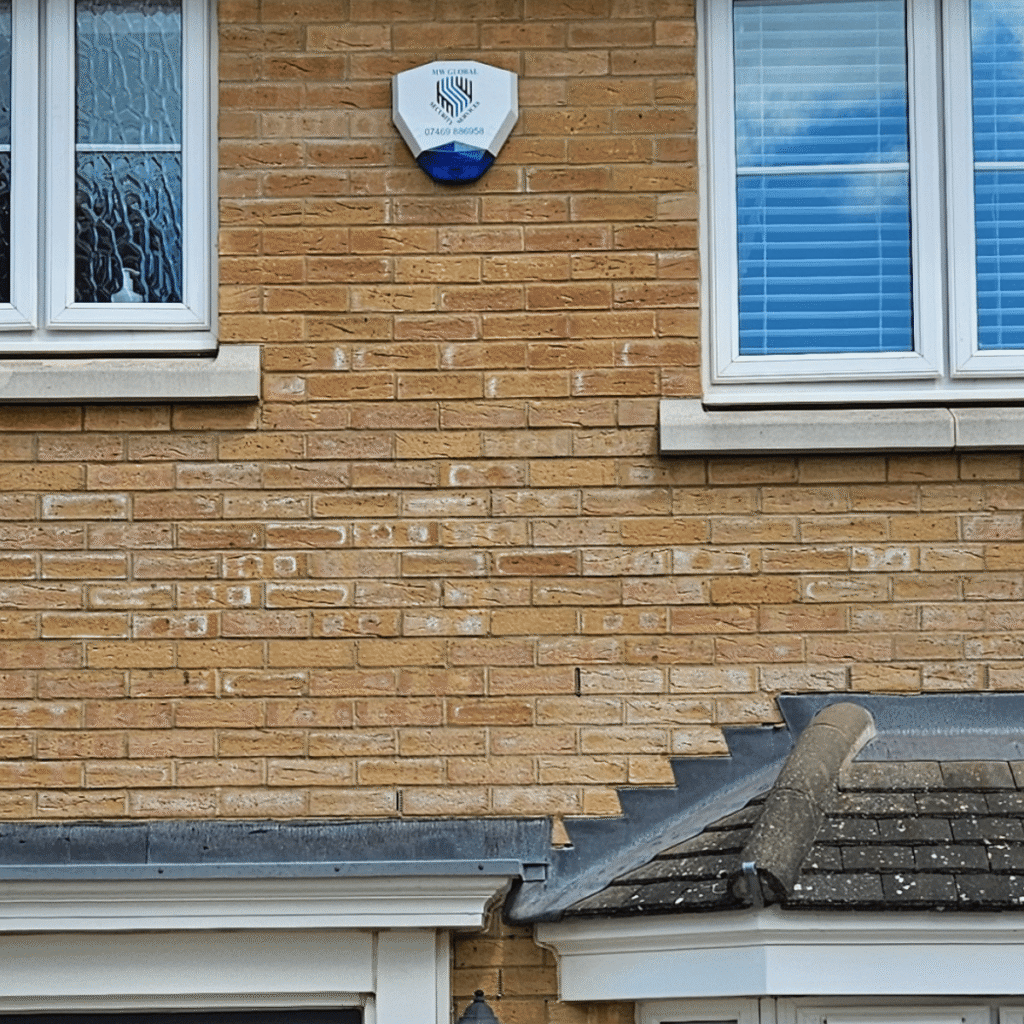 Ajax alarm system installed in a residential home